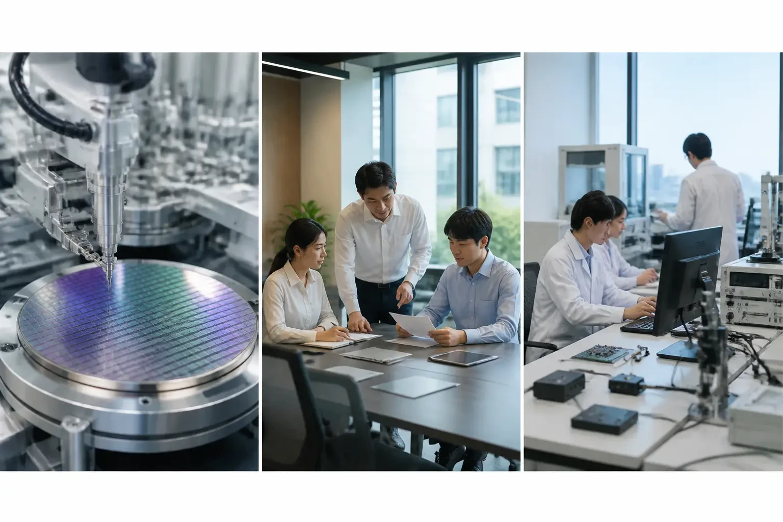 AI-generated Business Daily Brief multi-story editorial montage