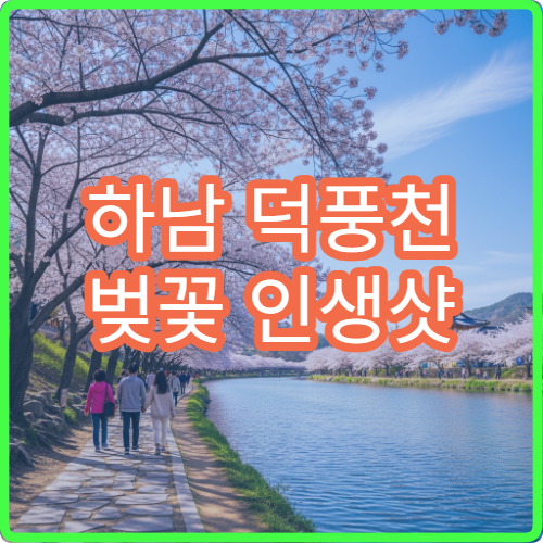 하남 덕풍천 벚꽃 인생샷 포토존 TOP5 위치와 촬영 팁 정리
