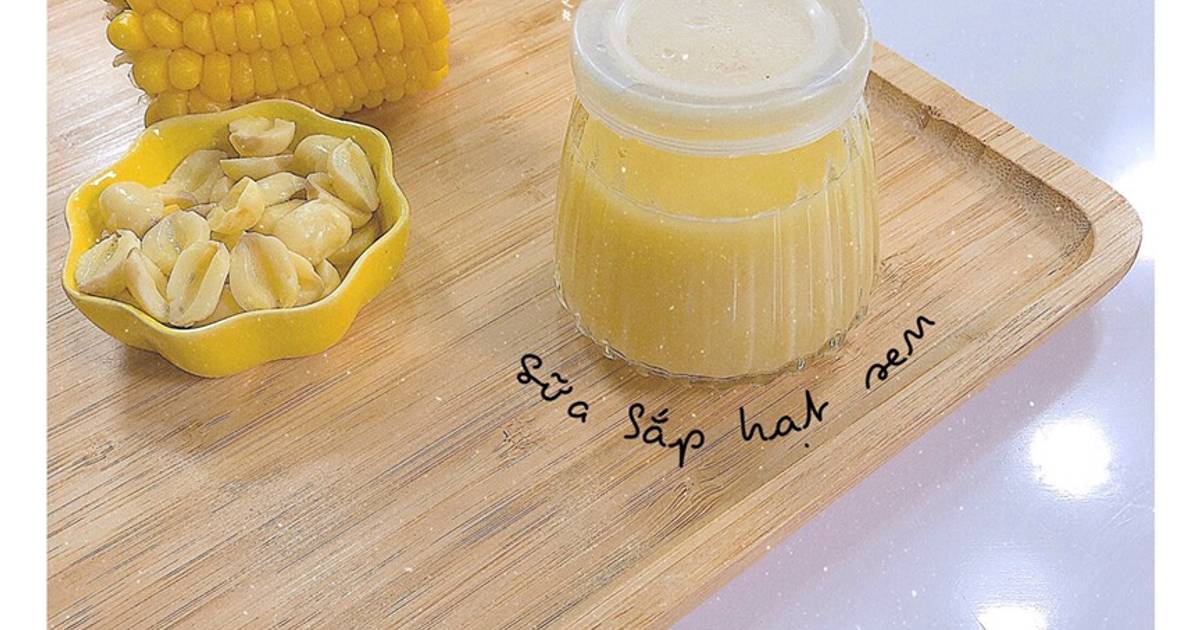 Sữa bắp hạt sen