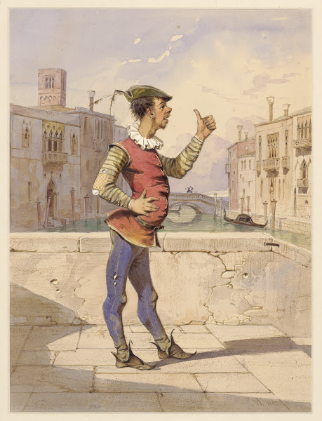 Merchant of Venice act 2 scene 2 Launcelot Gobbo the clown 1847
