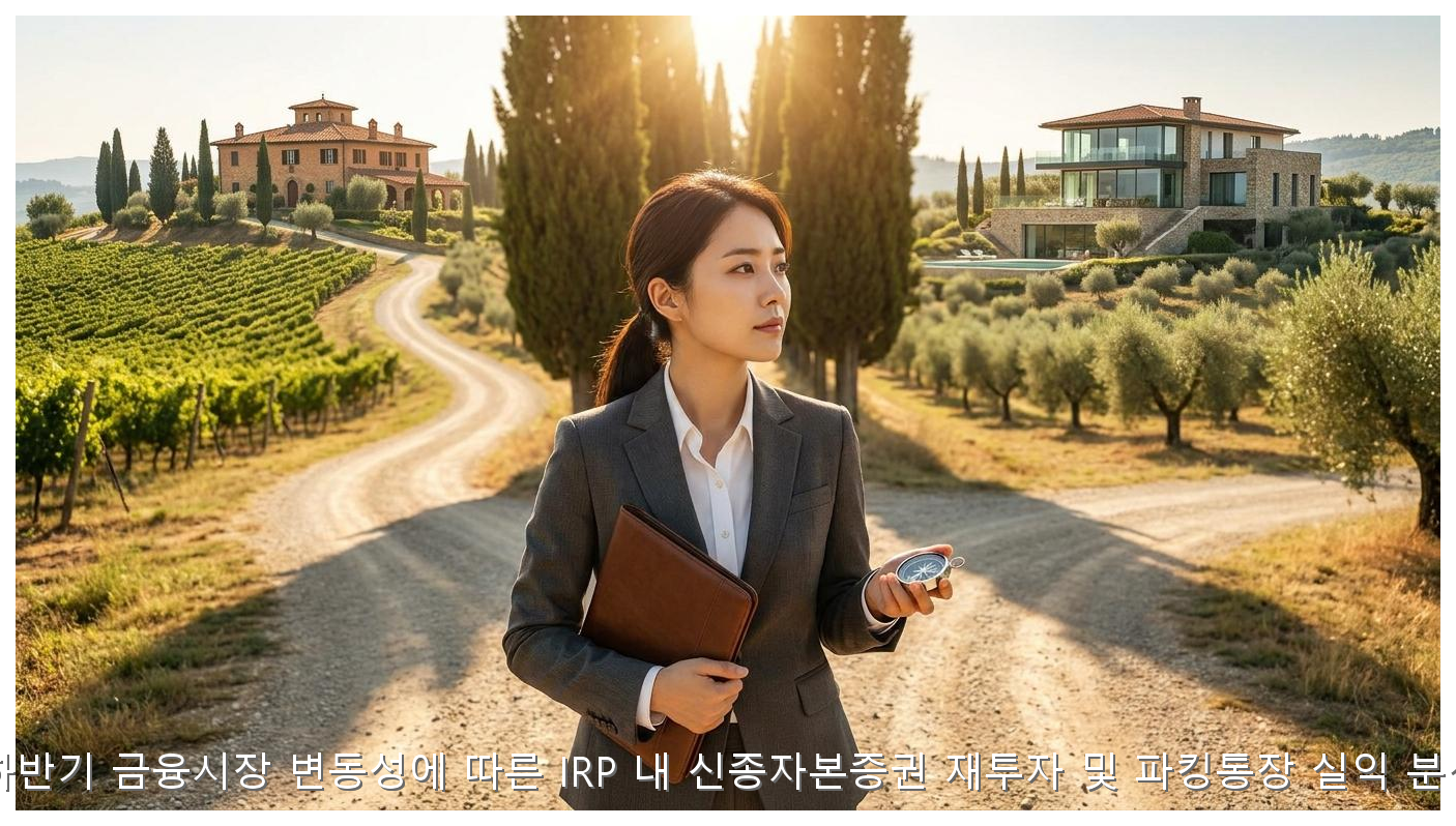 2026년 하반기 금융시장 변동성에 따른 IRP 내 신종자본증권 재투자 및 파킹통장 실익 분석 보고서 핵심 안내 및 분석 인포그래픽 (5)