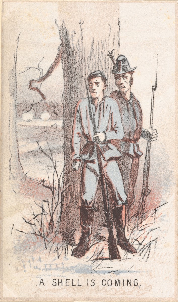 A Shell is Coming 1864