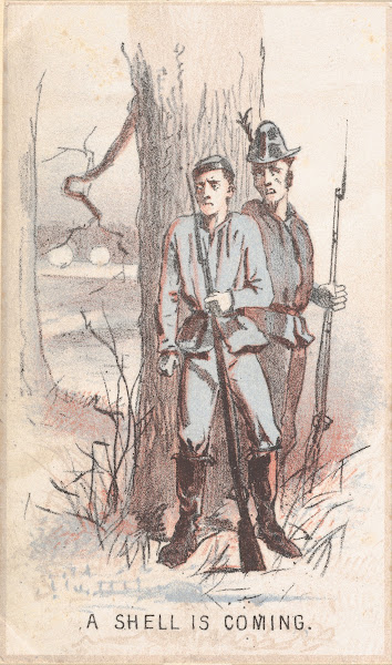 A Shell is Coming 1864