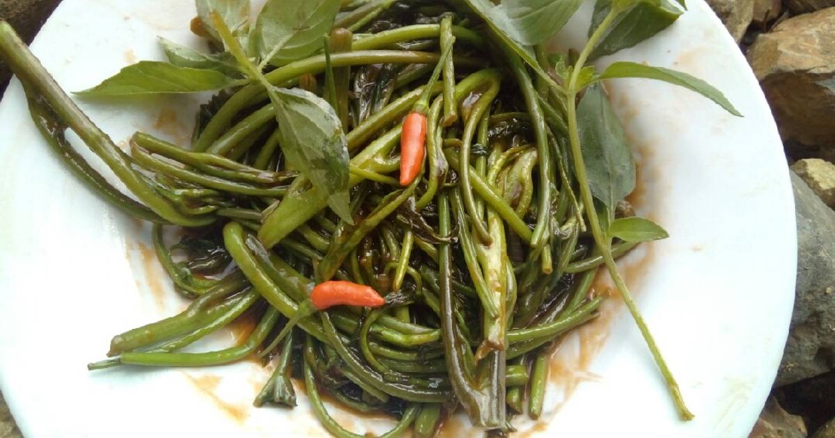 Rau lang xào tương ớt
