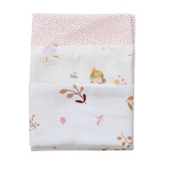 Набір пелюшок Twins 3 шт (фланель, муслін, водонепроникна) дівчинка