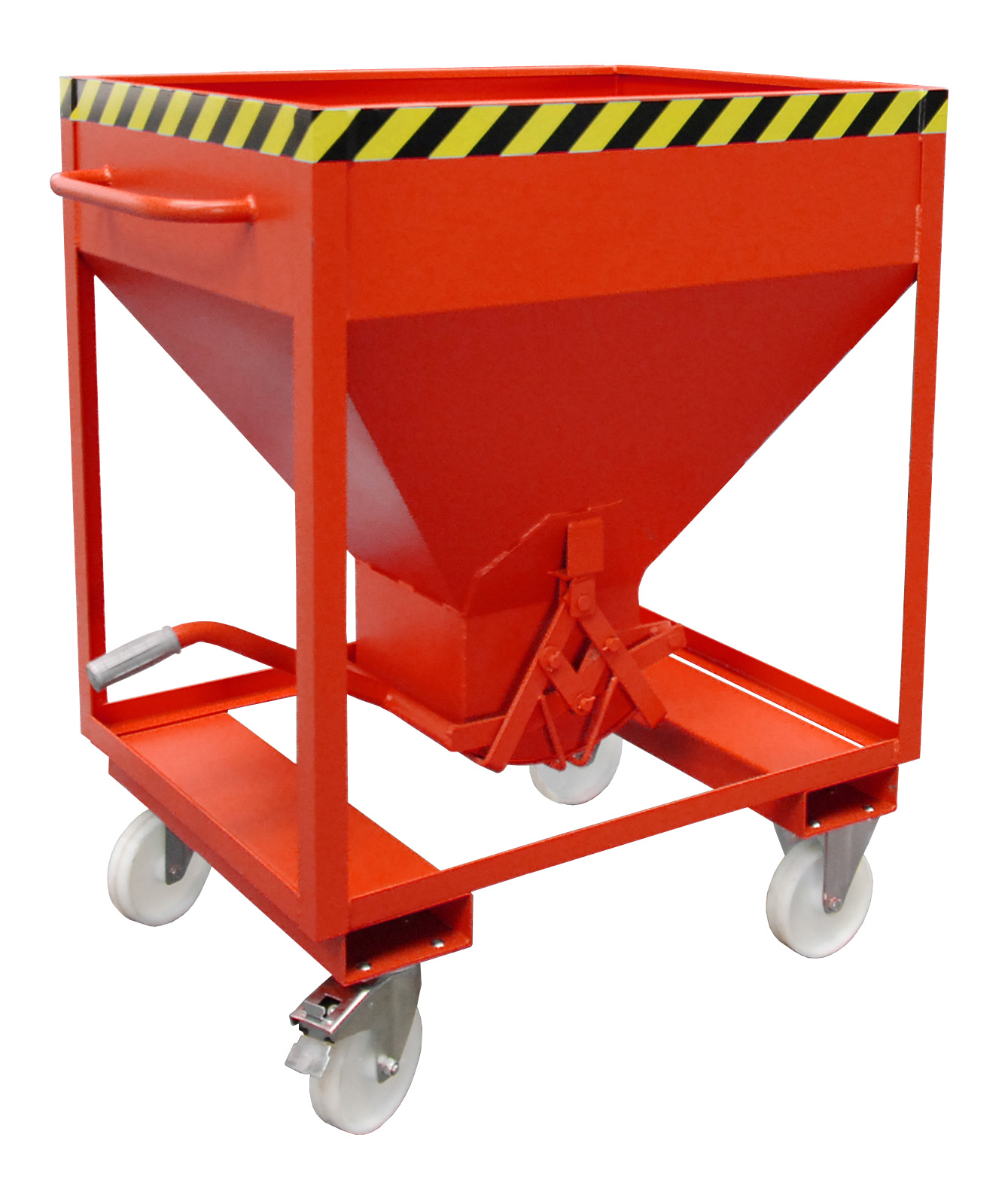 Silocontainer SRE 375, gelakt, Vuurrood
