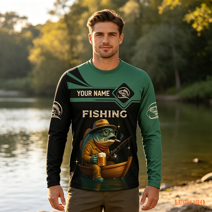 AOP Universal Long‑Sleeve T‑Shirt‑180G Ice Silk