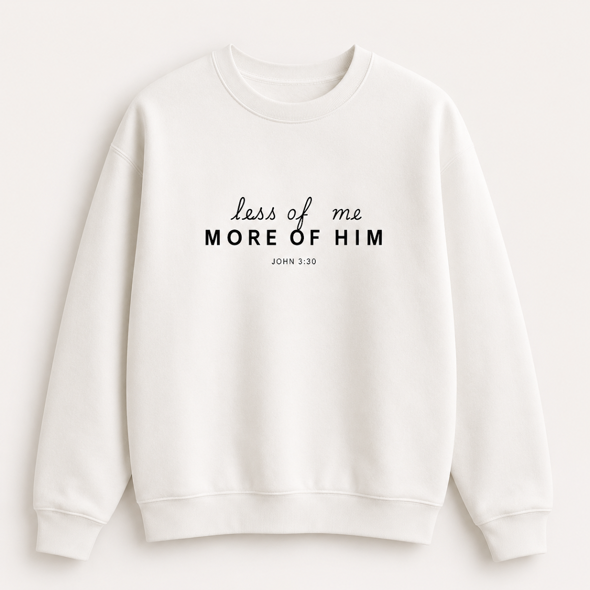 Bluză sweatshirt "John 3:30"