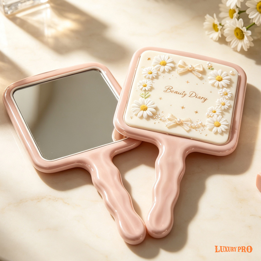 Sugar Light Handheld Mirror