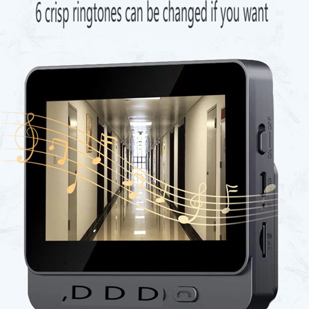 Wireless Türklingel mit Monitor und Kamera