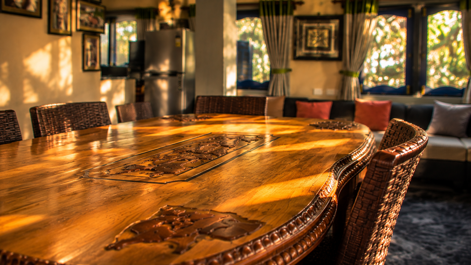 Evening Ambient Lighting in Lounge