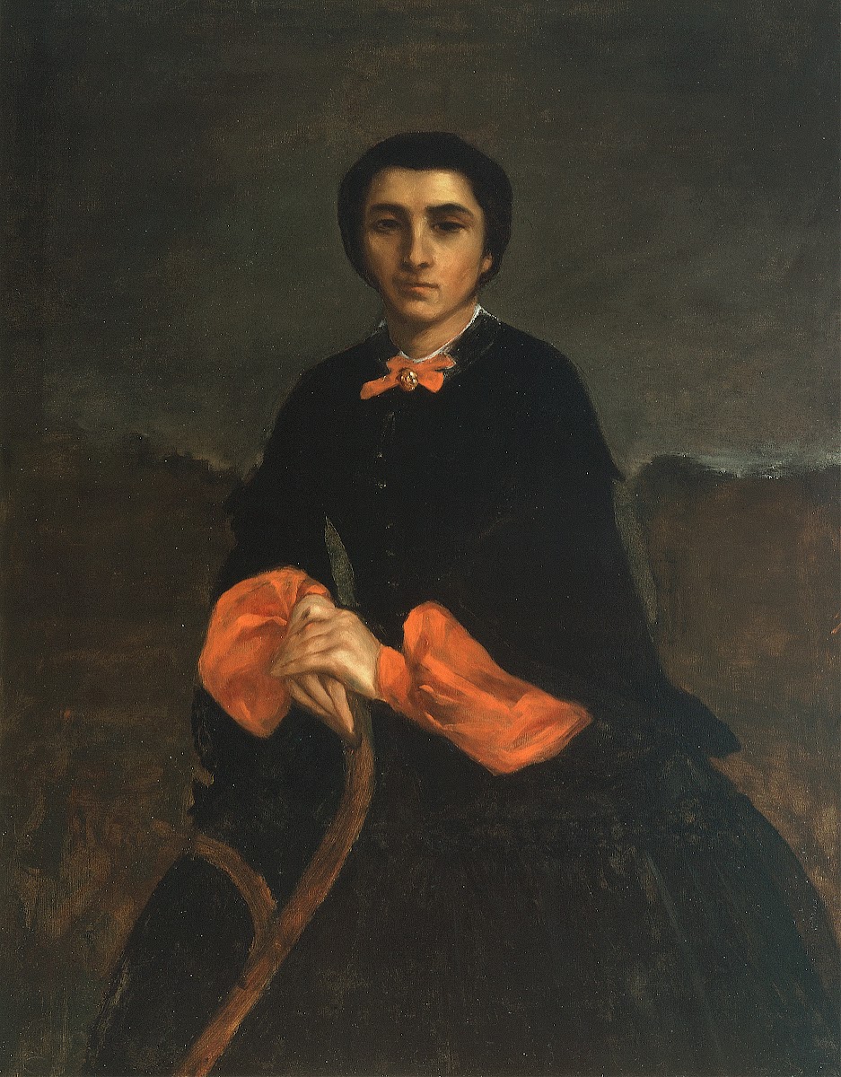 Portrait of a Woman Juliette Courbet 1860
