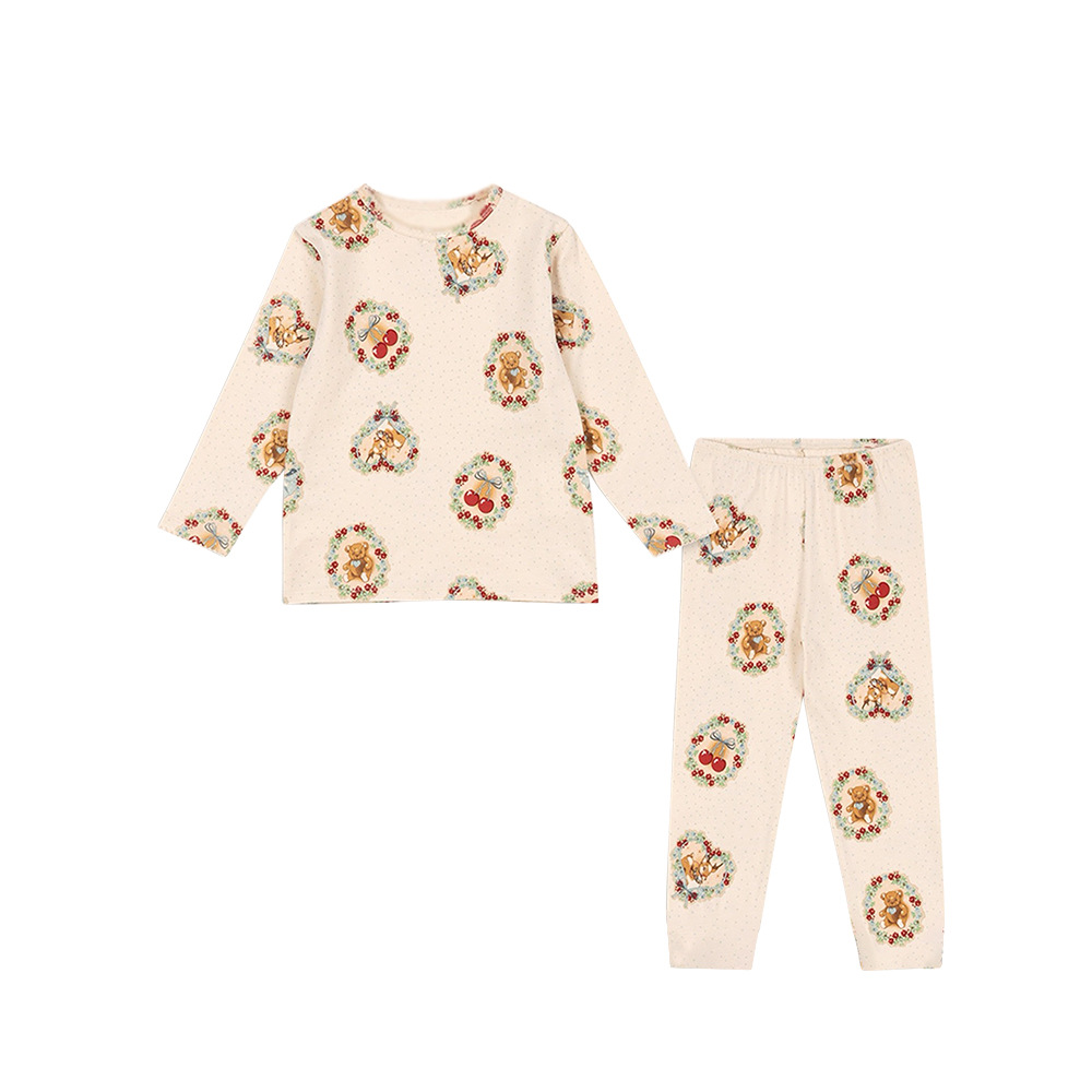 Kids Pajama Set, Cotton, with Christmas Motifs