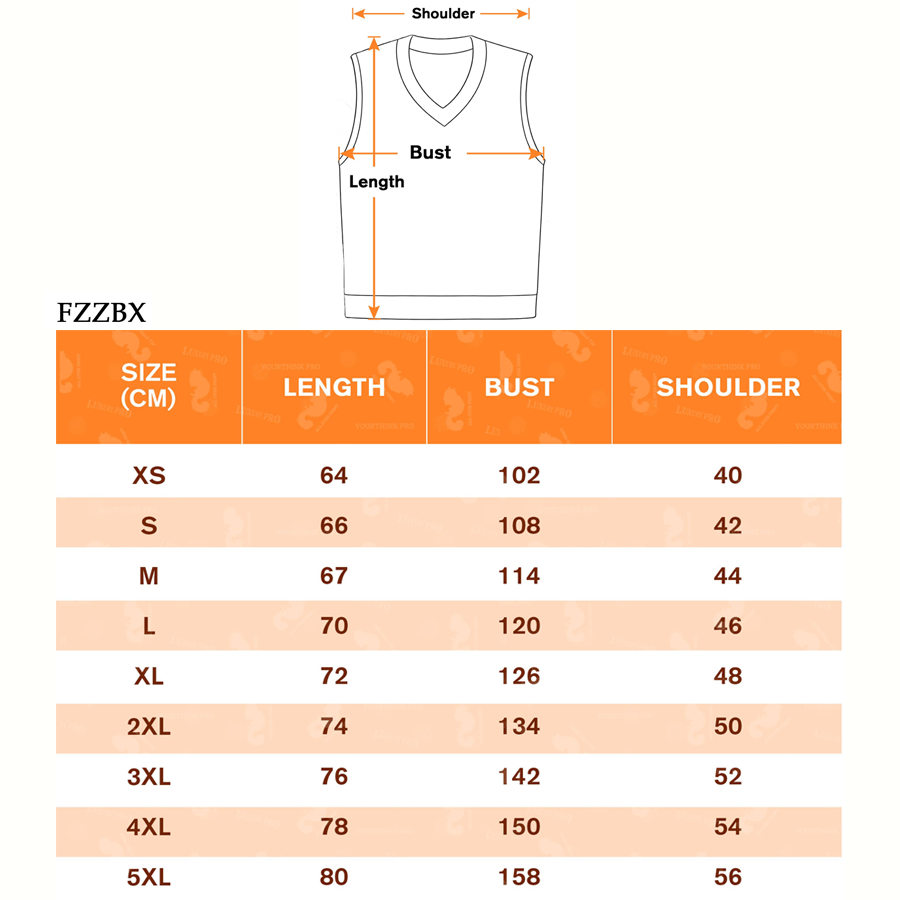AOP Imitation knitted vest
