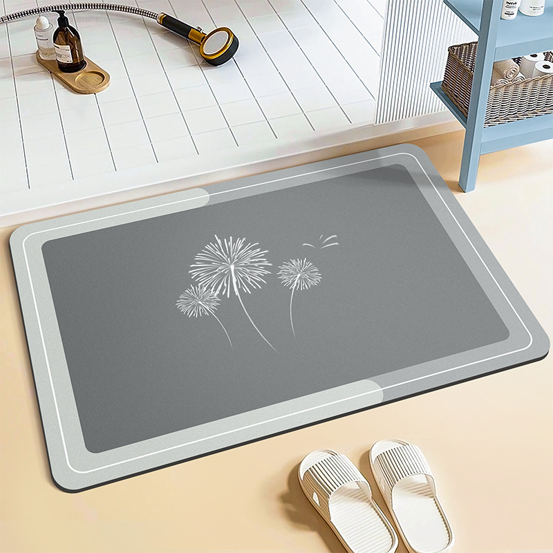 Cartoon Doormat made of Artificial Fur, washable