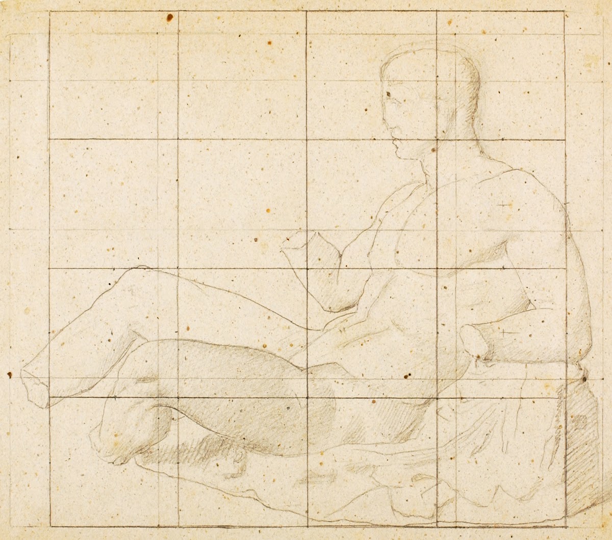 Theseus from the Parthenon Pediment ca 1860