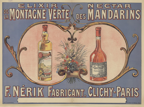 Elixir de la montagne verte Nectar des mandarins F Nérik fabricant Clichy  Paris