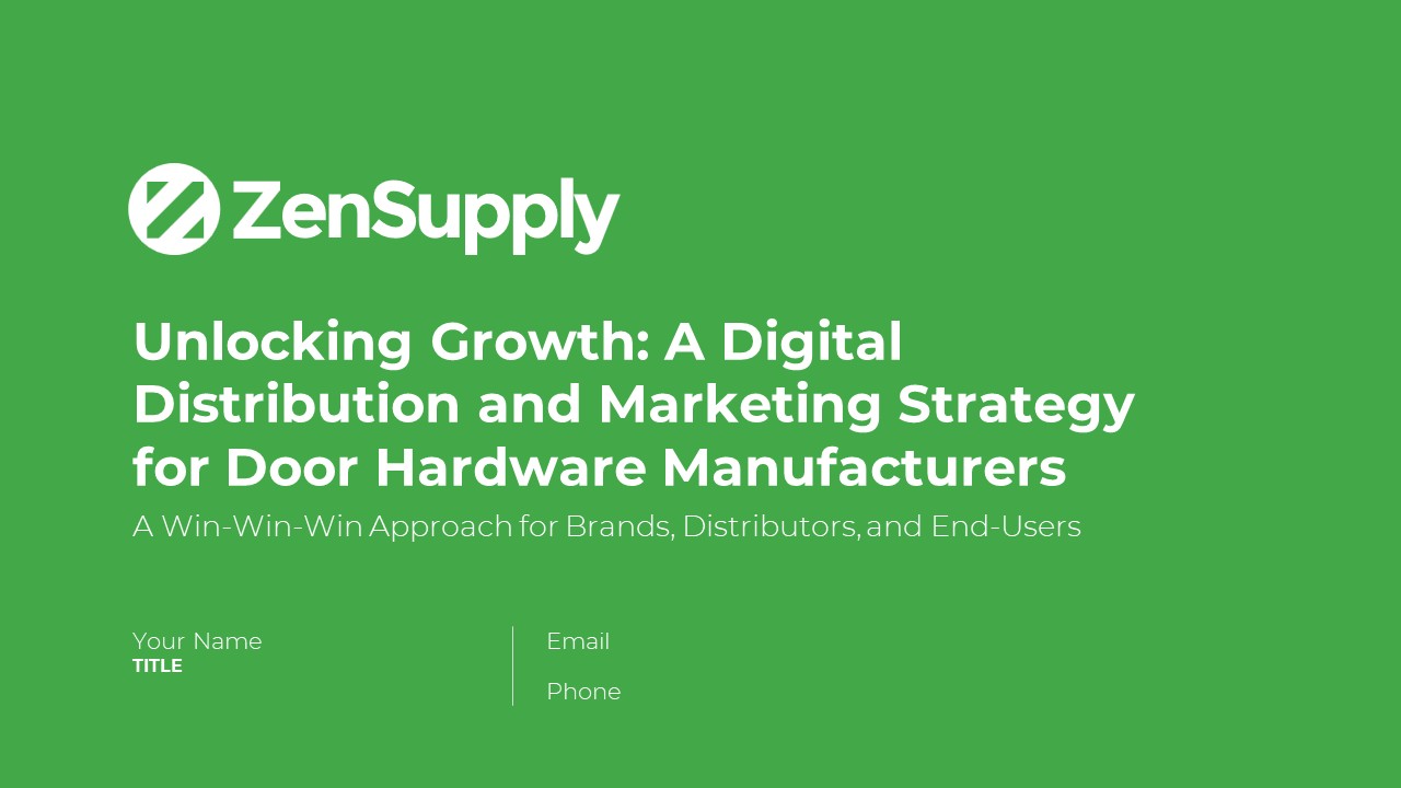 Zen Supply cover slide
