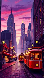 Intense Lion Face Portrait with Golden Mane