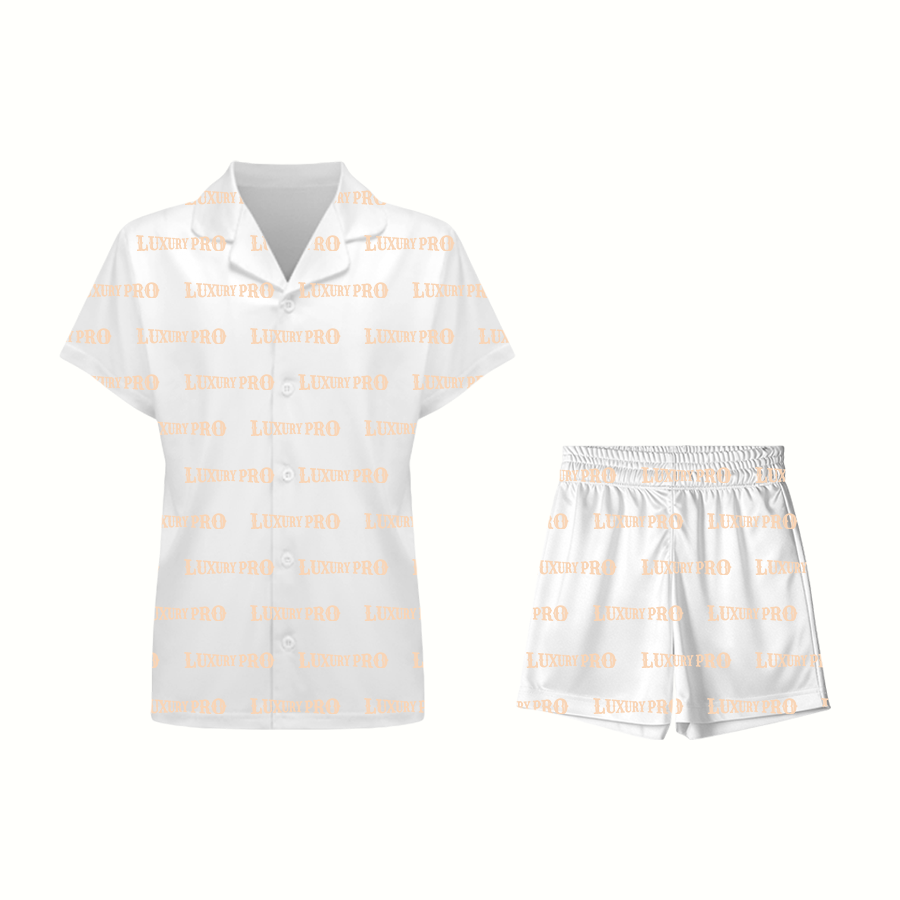AOP Exclusive Shirt & Shorts Pajama Set