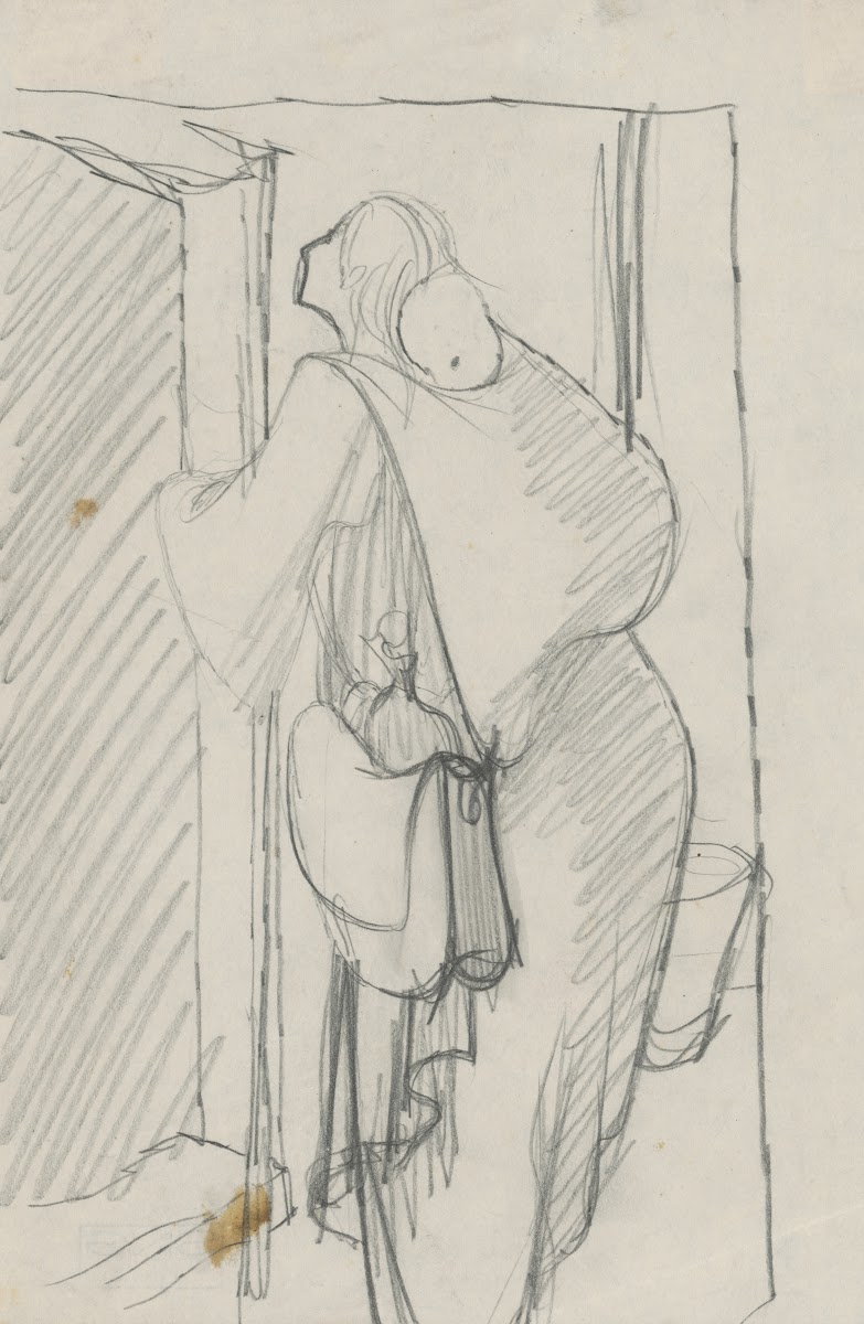 Woman with a Child on her Back 19401944