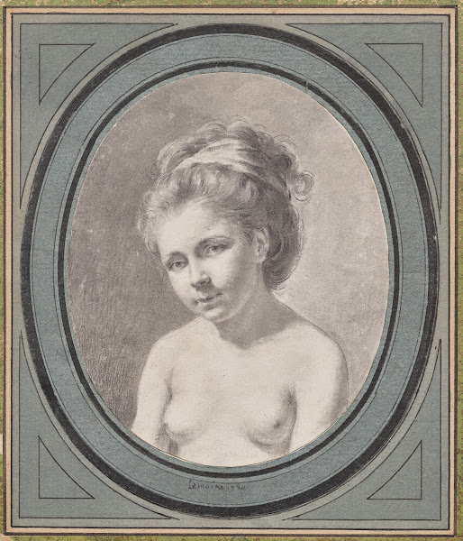 Bust of a Nude Woman 1780