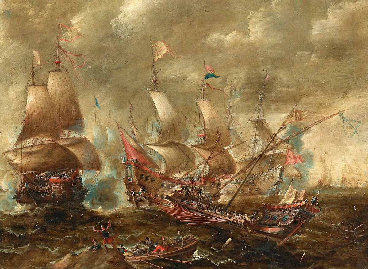 A naval battle