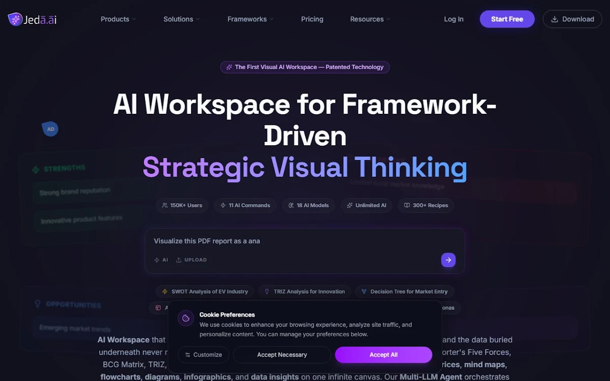 Captura de Jeda.ai - Ai Workspace Canvas