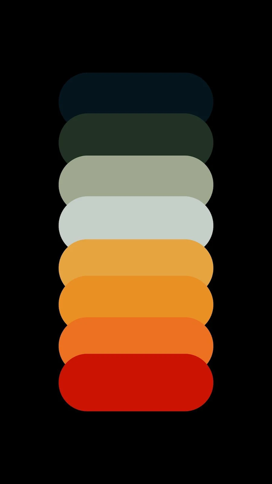 Minimalist Retro Color Palette - Minimalist Graphic Art Full HD iPhone Wallpaper (1215x2160)