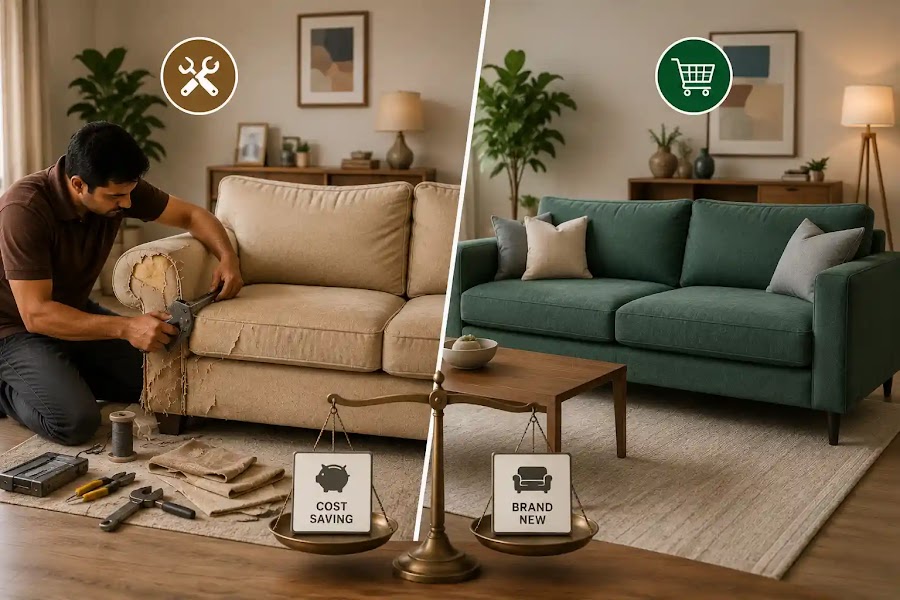 Sofa Repair vs. Buying a New Sofa: The Ultimate Honest Comparison