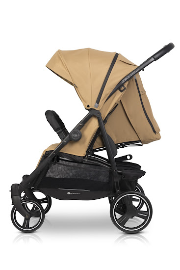 Stroller for twins Euro-Cart Doblo 2024 Camel