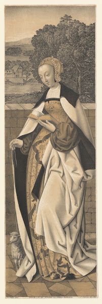 Holy Agnes with a lamb 1823