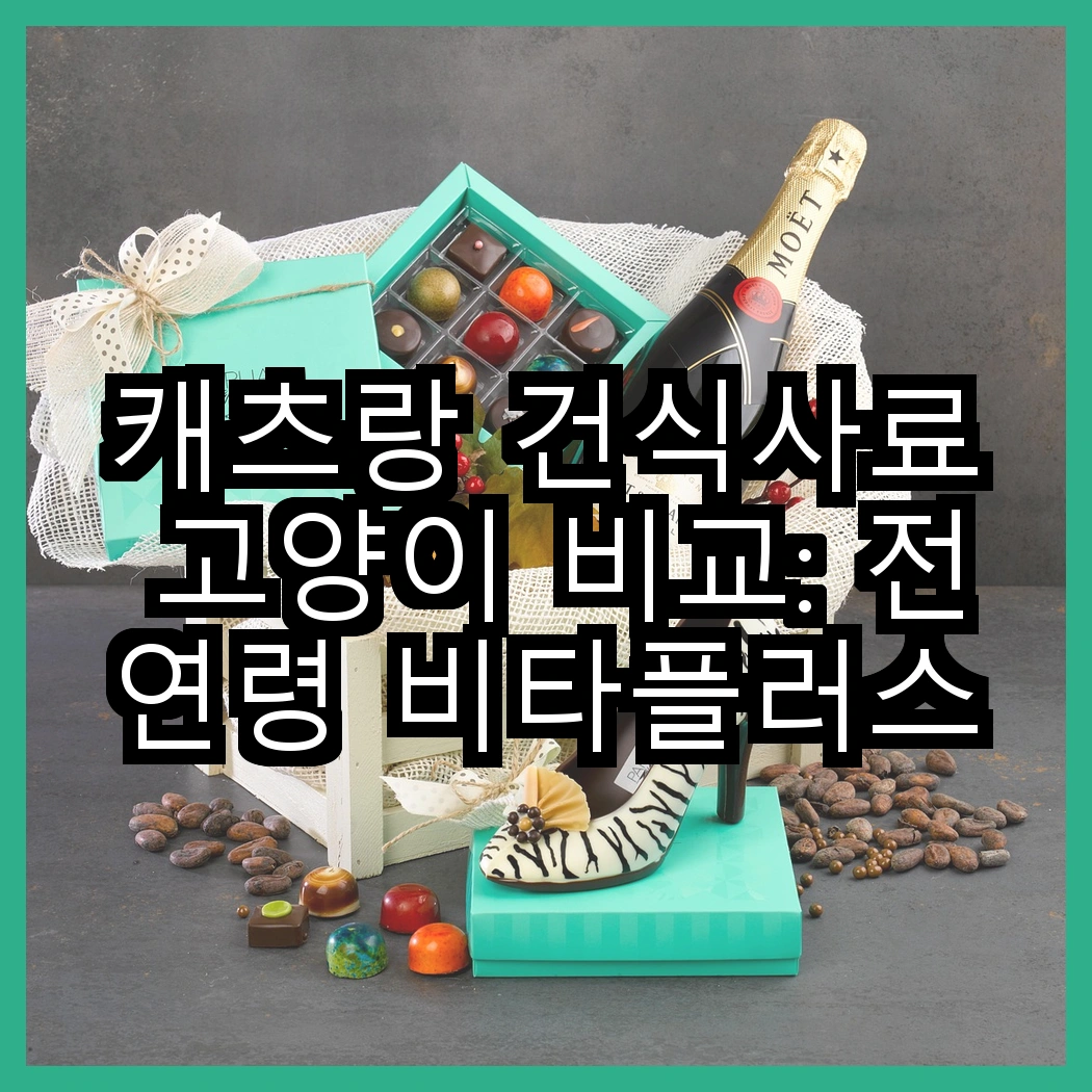 캐츠랑 건식사료 고양이 비교: 전연령 비타플러스와 NEW 건식사료, 어떤 차이가 있을까? 썸네일