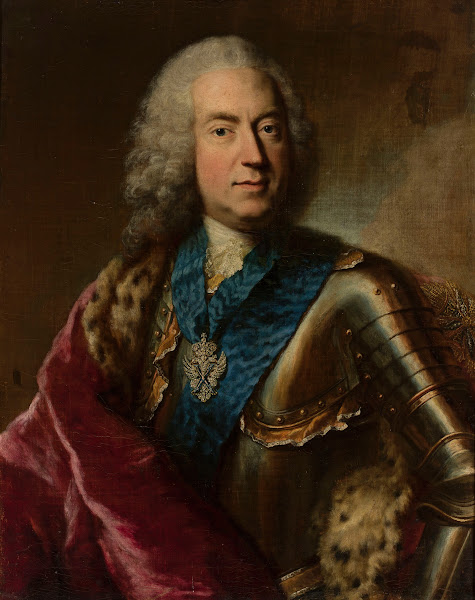 Portrait of Karl August Rex Saxon minister 1760 62