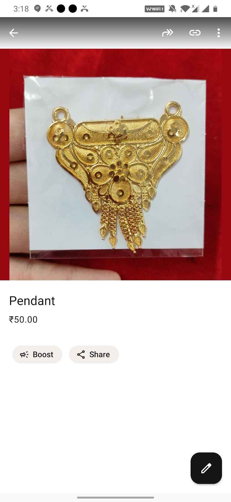 Mangalsutra Pendent M