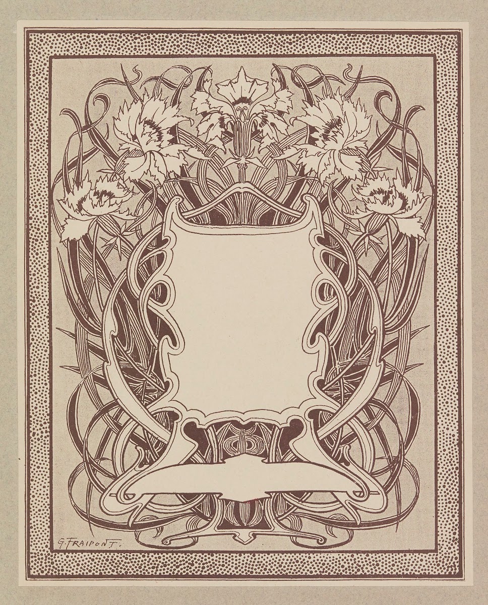 Compositions ornementales pour le cuir et la pyrogravure Pl25 1904
