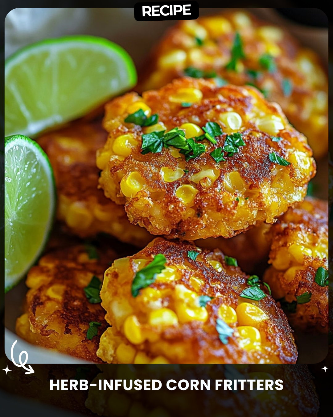 Herb-Infused Corn Fritters