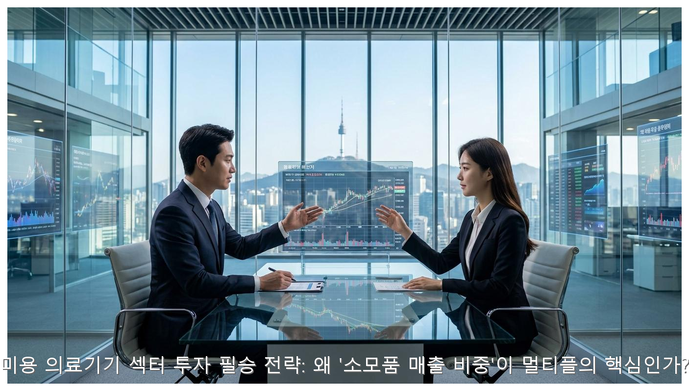 미용 의료기기 섹터 투자 필승 전략: 왜 '소모품 매출 비중'이 멀티플의 핵심인가? 핵심 안내 및 분석 인포그래픽 (7)