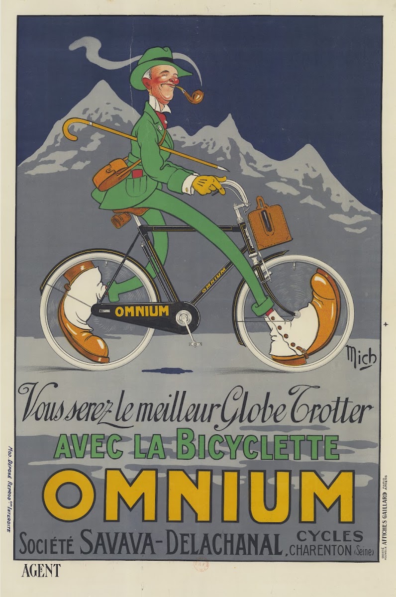 Vous serez le meilleur Globe Trotter avec la bicyclette Omnium 1924
