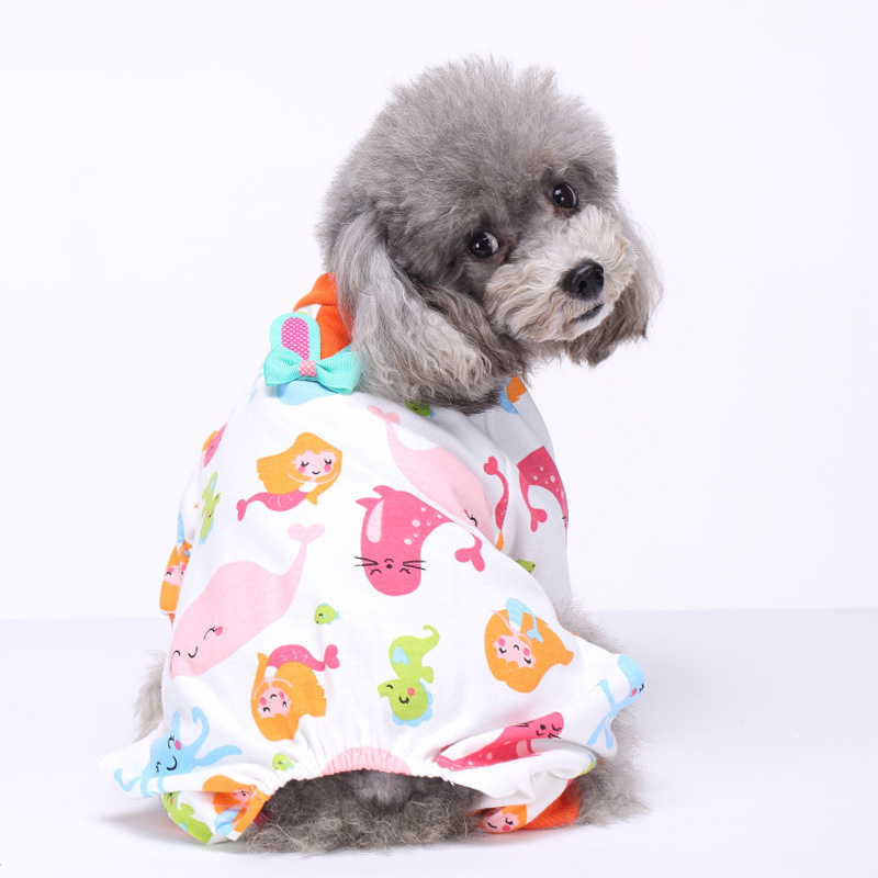 Hundeoverall aus Baumwolle, Herbst und Winter