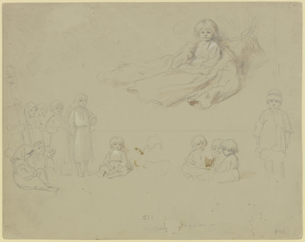 Twelve children anticipating