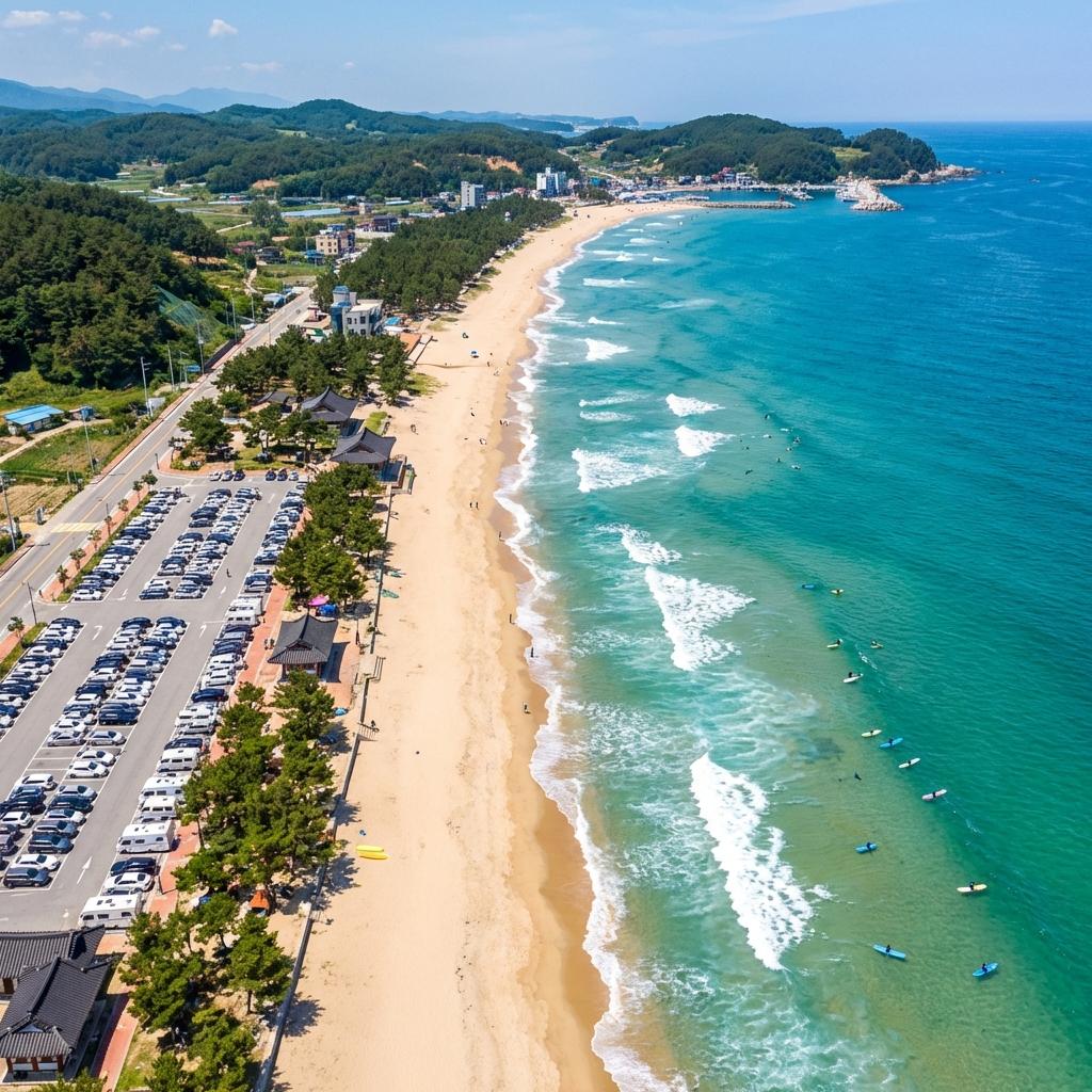 강릉 서핑 명당과 주차 꿀팁: 현지인만 아는 프라이빗 비치 찾는 법!