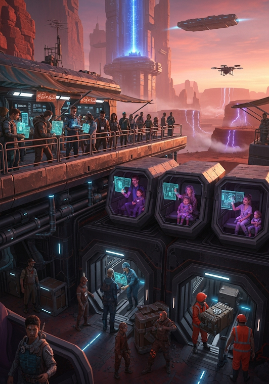 Obsidian Haven Hyper-Megacity