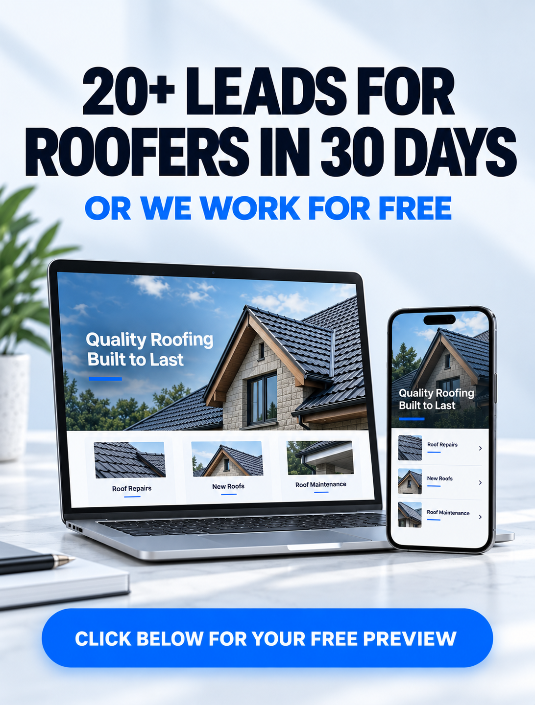 Supercharge Your Roofing Business: 20+ Leads in 30 Days