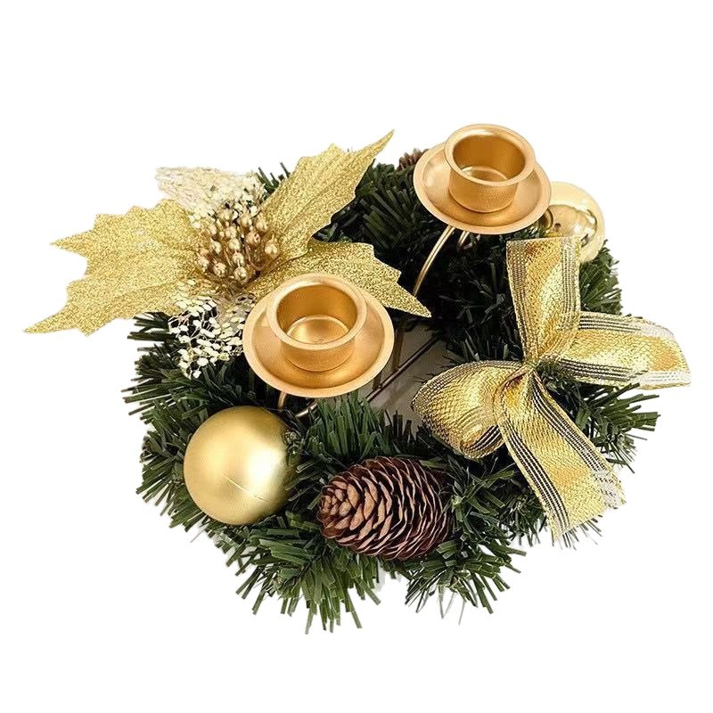 Christmas wreath made of PVC, versatile