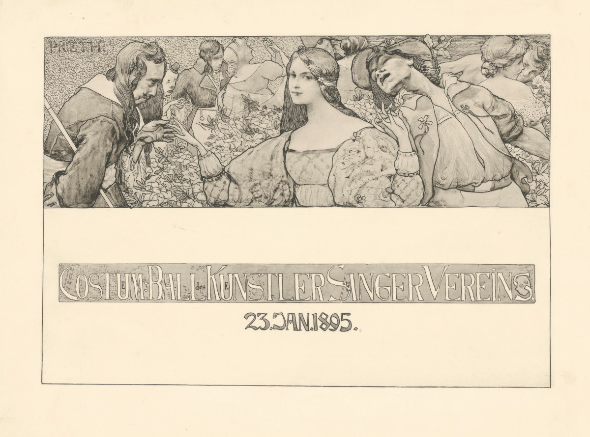 KostüMball Des KüNstler SäNger Vereins 23 Januar 1895 1895
