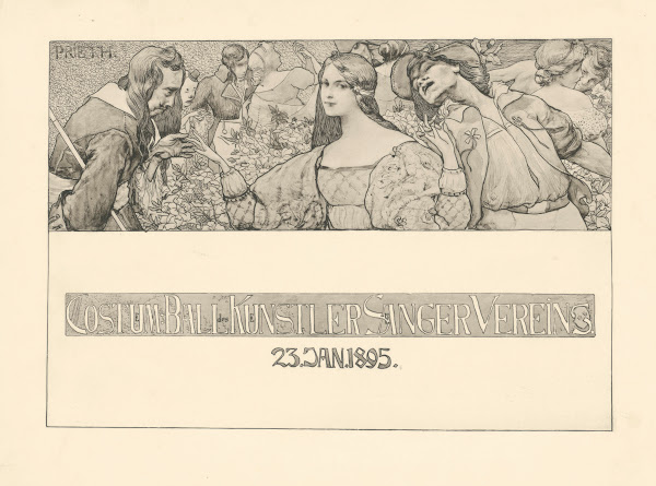KostüMball Des KüNstler SäNger Vereins 23 Januar 1895 1895