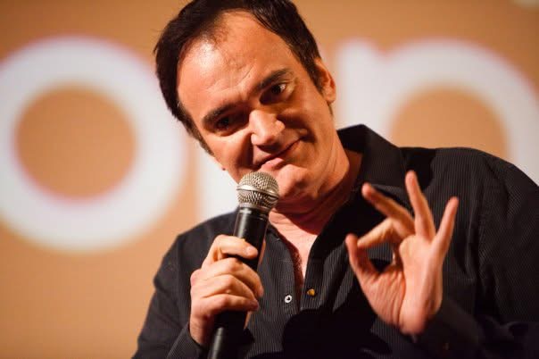 Quentin Tarantino at Popcorn Taxi with Oscar Hillerstrom