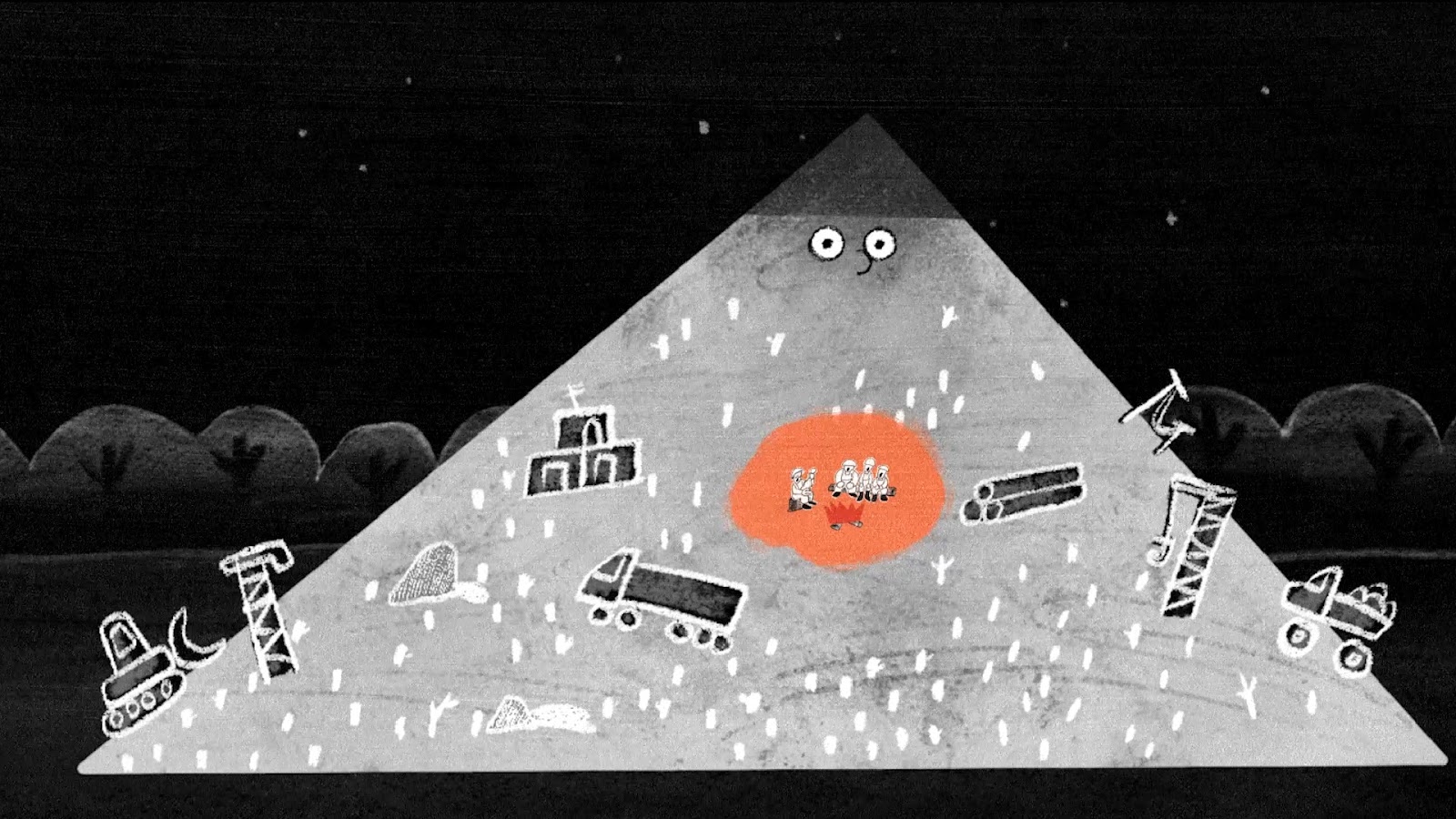 Once upon a time there was a mountain