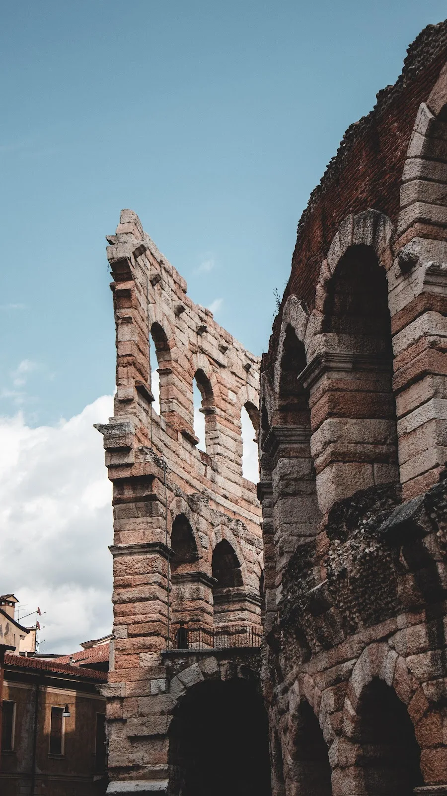 Arena Di Verona Ancient Walls - Architectural Photography 5K iPhone Wallpaper (3376x6000)